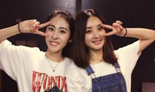 赵丽颖去看张碧晨演唱会